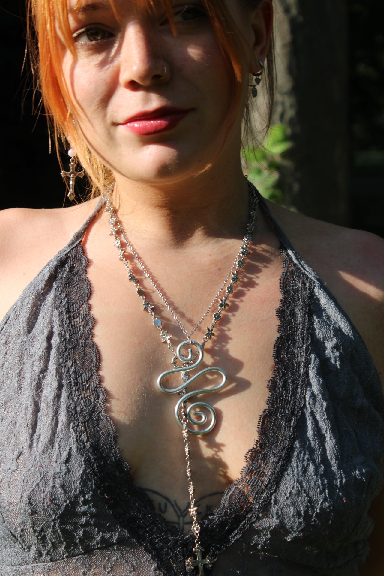 Swirl Pendant Necklace