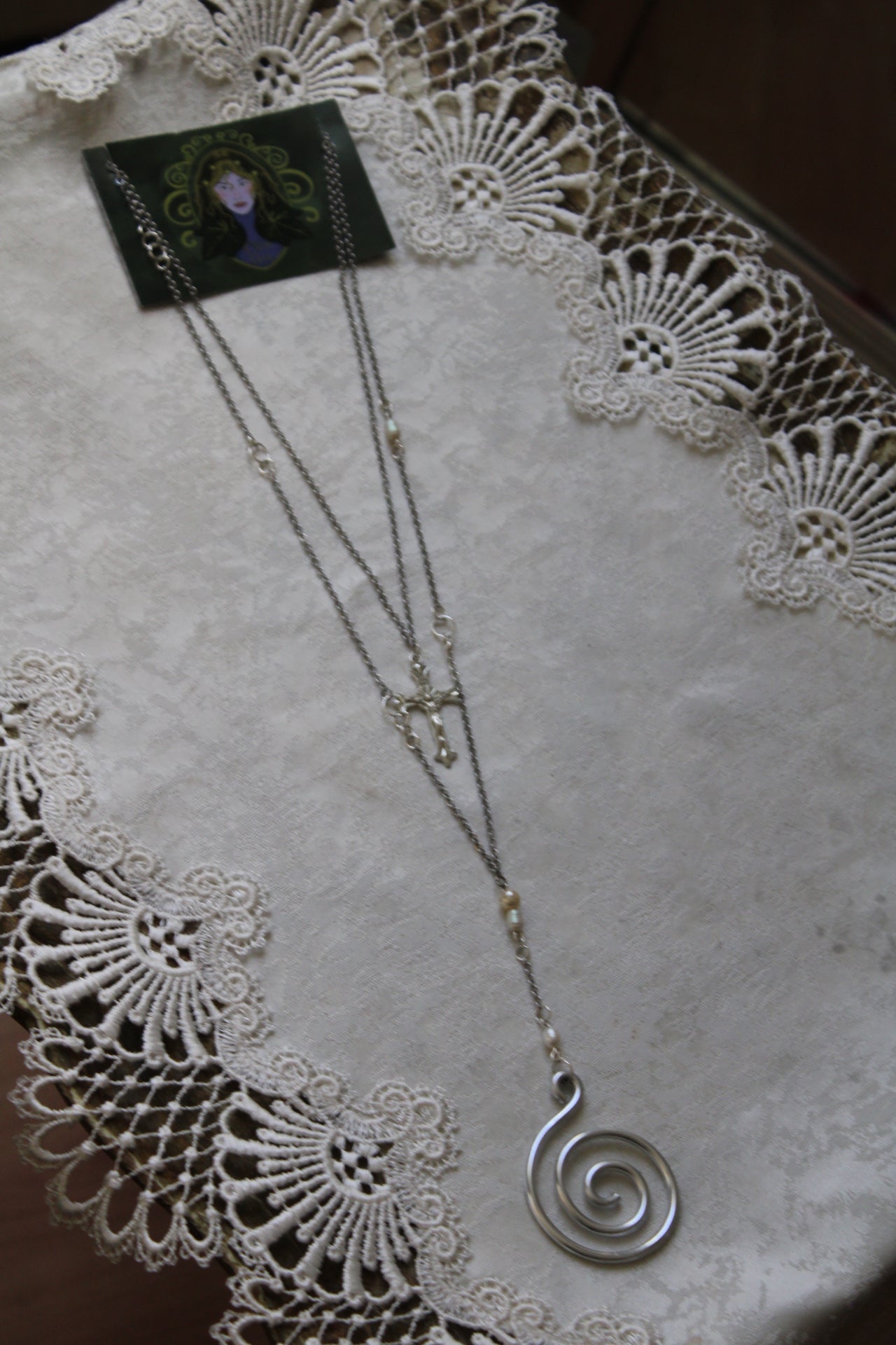 The Spiral X Cross Rosmary beads🪽