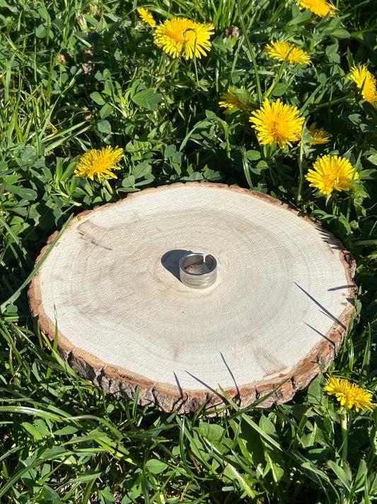 The Vintage Detail Ring🩶 (Size Mid-Large)