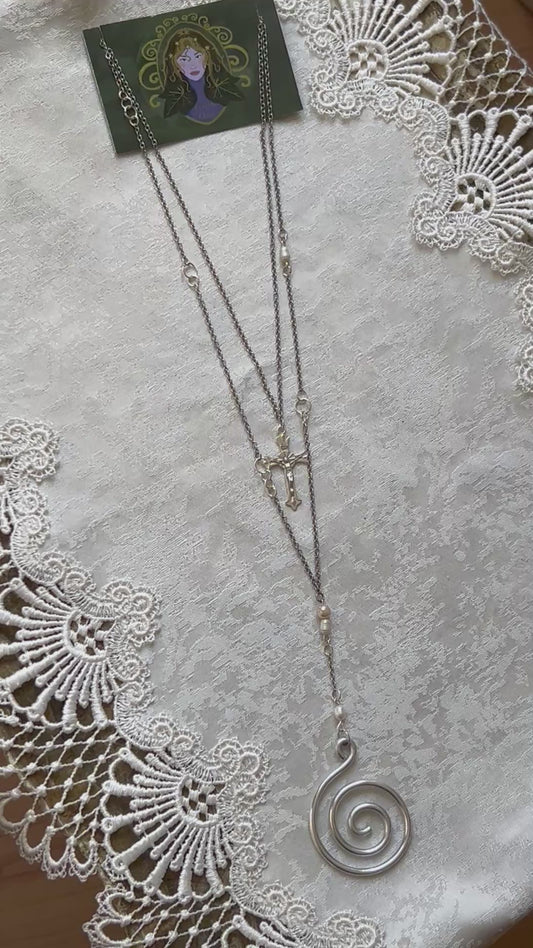 The Spiral X Cross Rosmary beads🪽